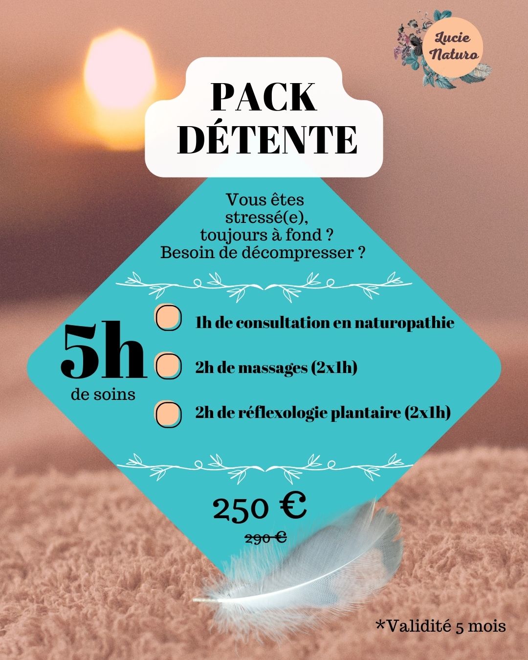 Naturopathie Argeles-Gazost pack détente naturopathie